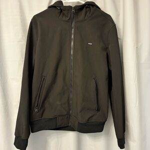 Levi's Black Hooded Zip Jacket